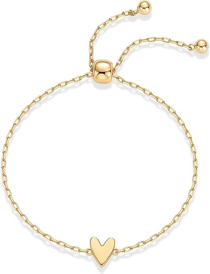 Radiant Heart Bracelets | Gold