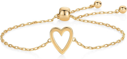 Radiant Heart Bracelets | Gold