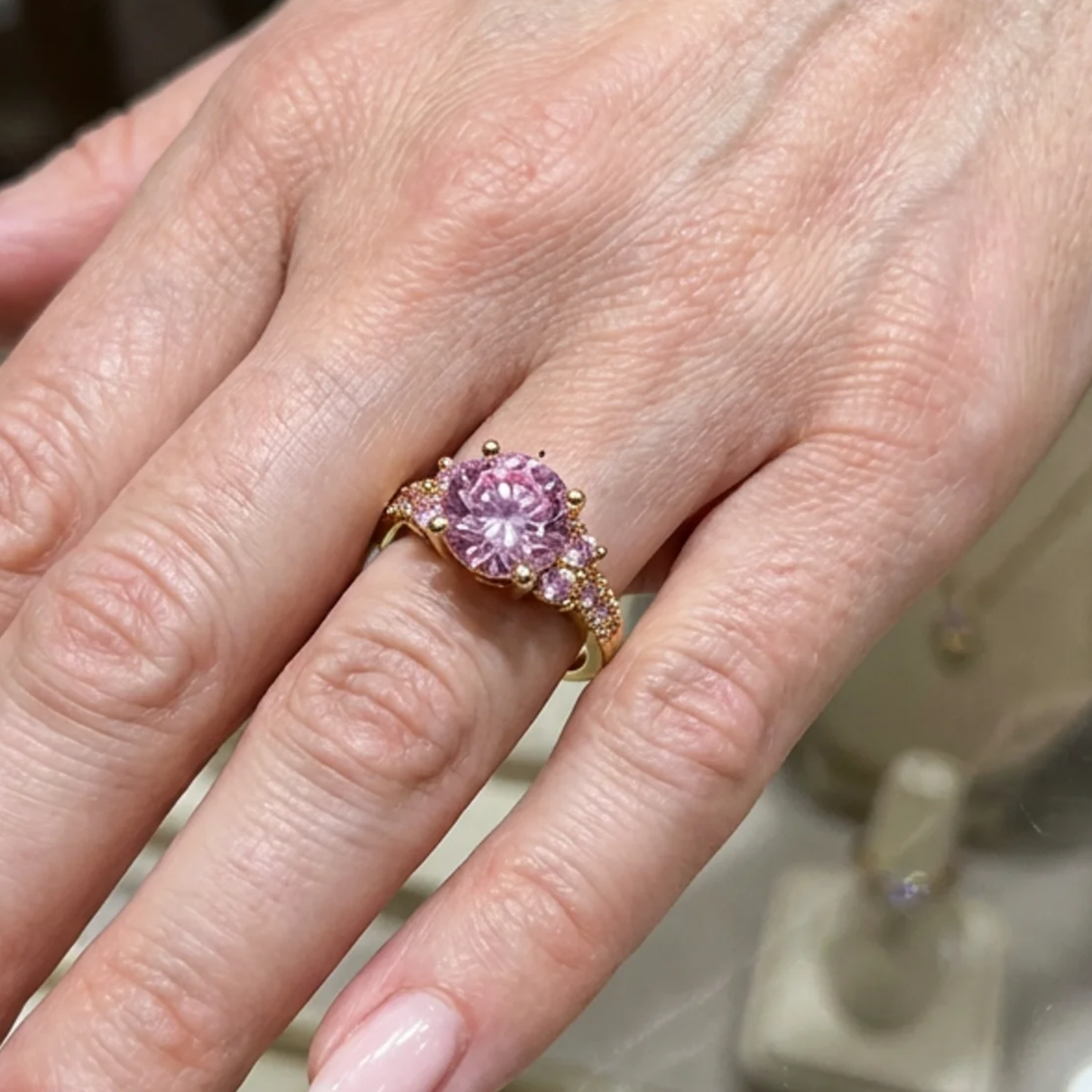 Celia Rosette Ring | Gold