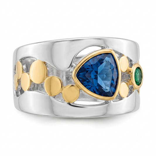 Antique Ice Gem Ring | White Gold