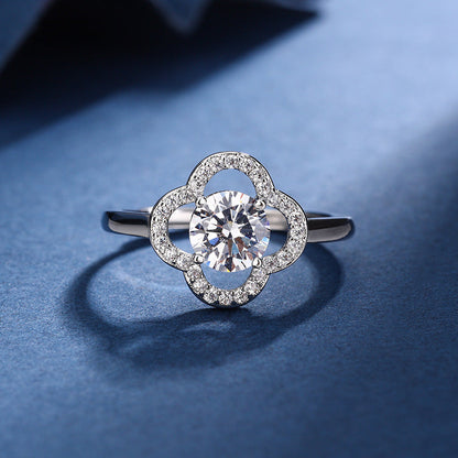 Aria Clover Charm Set | White Gold