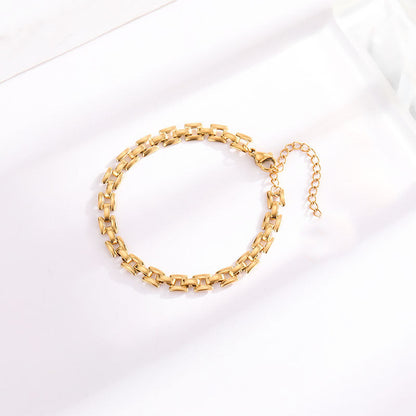 Timepiece Chain Bracelet | Gold