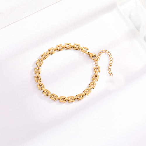 Timepiece Chain Bracelet | Gold