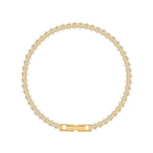 Vionelle Marquise Tennis Bracelet | Gold