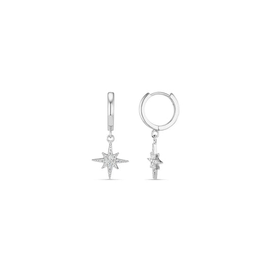 The Vudu Earrings | White Gold
