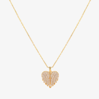 Angel Wings Necklace | Gold