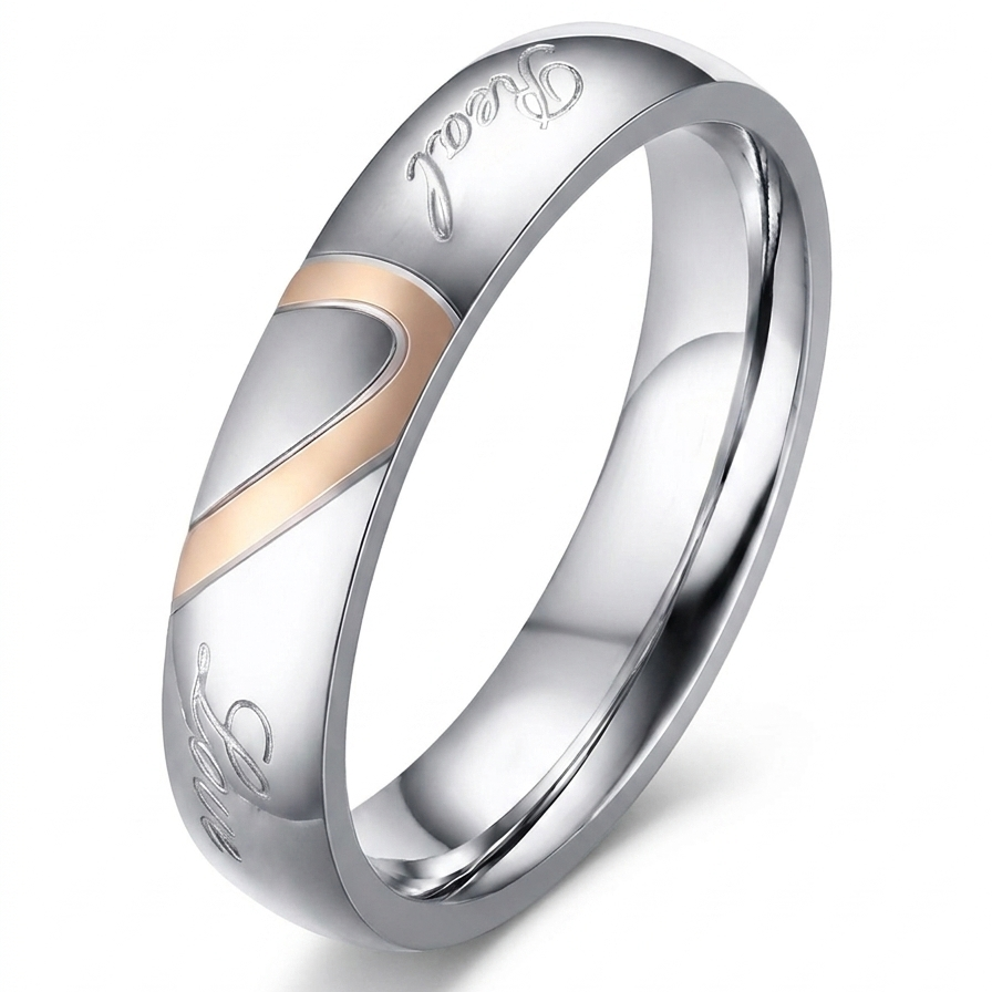 Eternal Couple Ring | White Gold