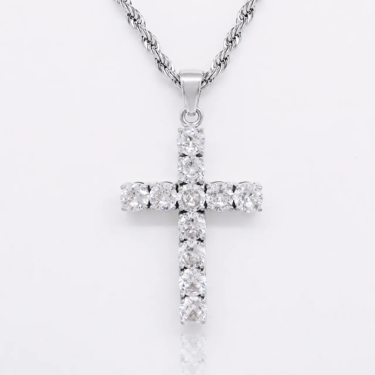Cross necklace | Gold